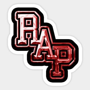 RAP – Rapid City Chrome Effect Sticker